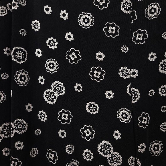 Coldwater Creek Black & White Floral Pants - Picture 2 of 7